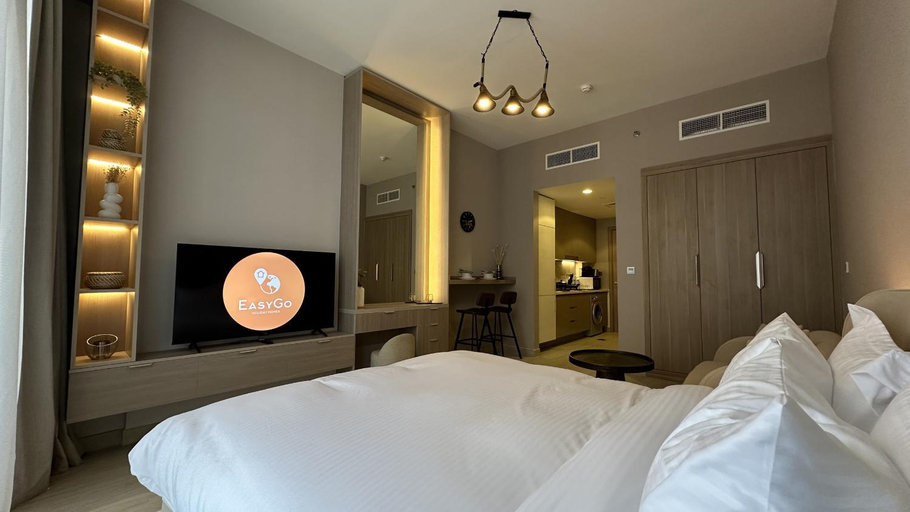 Bedroom 3, EasyGo - Azizi Riviera 17 Studio Redefined, Dubai