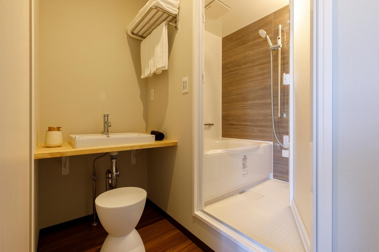 Bathroom 2, Oruga Resort -Trailer Cottage & Cafe -, Sakai City