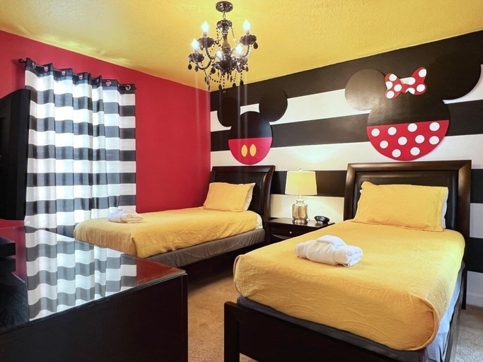 Bedroom 3, Beautiful 7 Bed Pool Home With Game Room-9117ecl 7 Bedroom Home, Osceola