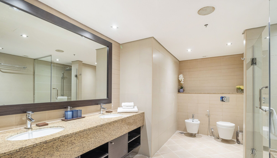 Bathroom 2, Manzil - 1BR in Palm with Sea View, Dubai