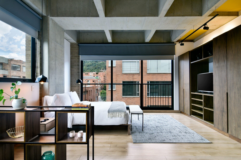 Room 4, w Magnificent Loft in Parque 93, Santafé de Bogotá