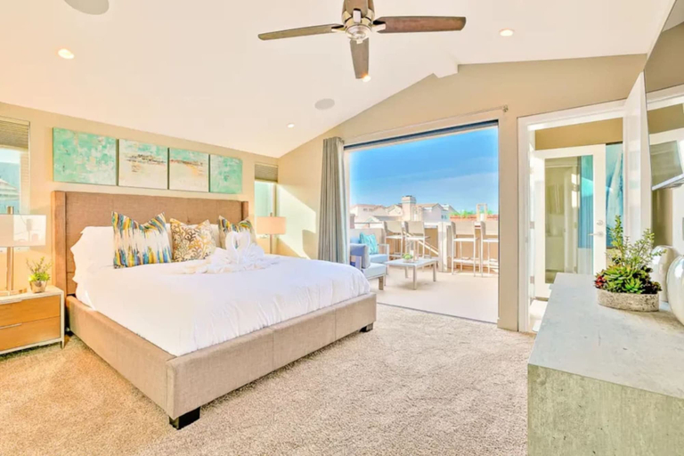 Room 5, 3 BR Roof Deck Ocean Views Hot Tub Beach Block, Orange