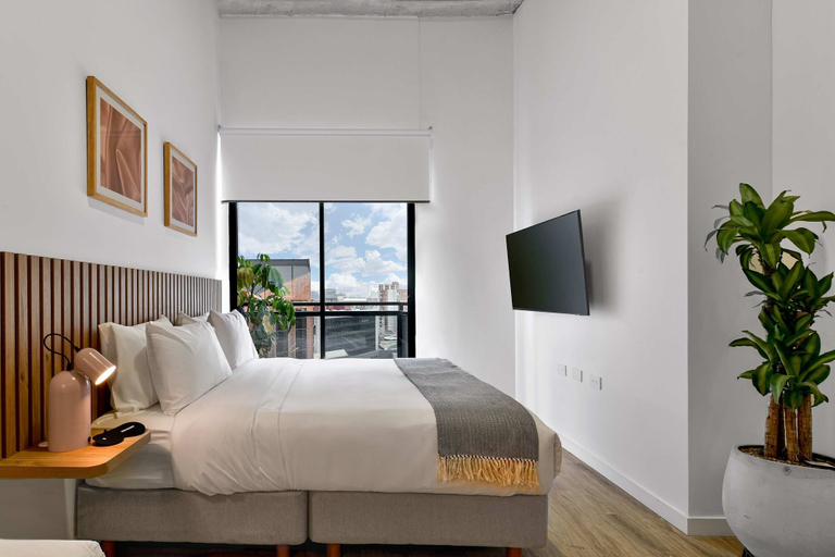 Room 2, w Amazing Loft w Balcony in Chapinero, Santafé de Bogotá