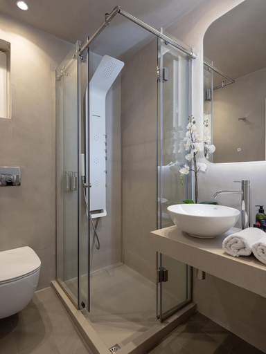 Bathroom 5, Elena Seafront Luxury Apartments, Crete