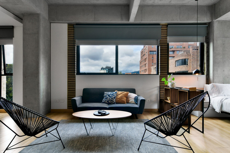 Room 2, w Magnificent Loft in Parque 93, Santafé de Bogotá