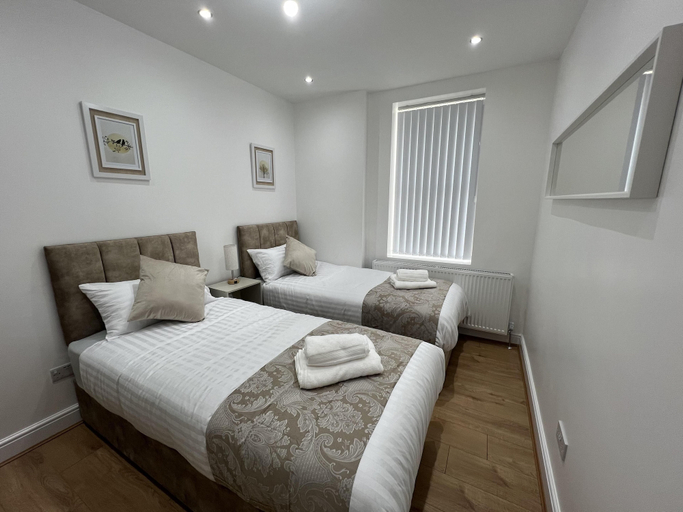 Bedroom 3, Cozy Newcastle Apartment With 2 Bedrooms, Newcastle upon Tyne