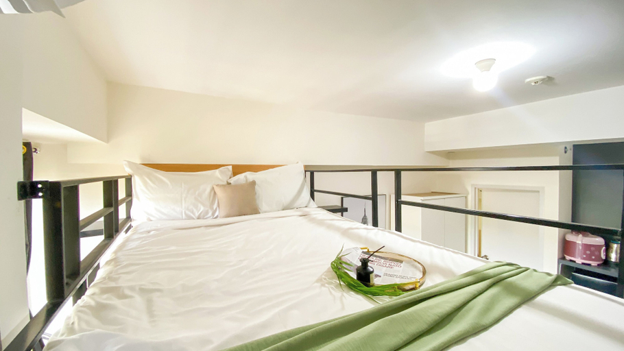 Bedroom 3, Tranquil and Homey Studio at Podomoro Golf View Apartment, Bogor
