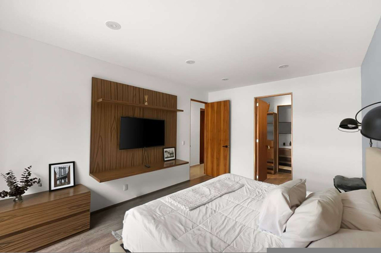 Room 4, 20-202 Elegant 2br-roma Norte Parking 24-7 Security, Mexico City