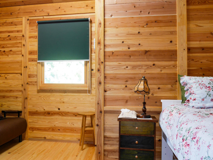 Bedroom 2, Shimano Log House, Iki