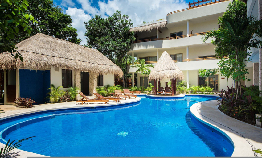 Room 4, Super Spacious Apartment With Pool in Aldea Zama, Cozumel