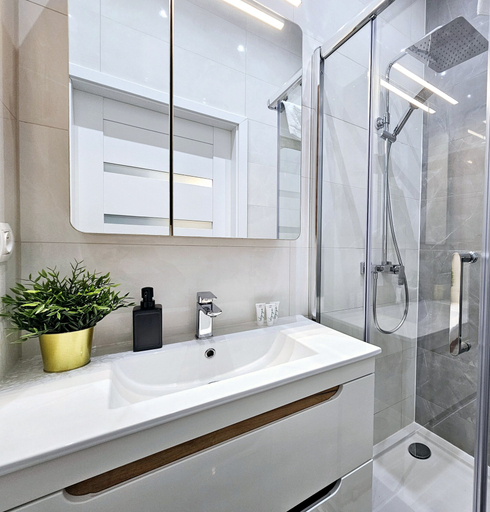Bathroom, Apartament Zielony Przylądek - 365PAM, Kołobrzeg