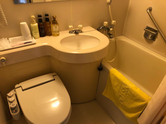 Bathroom, Sky Hotel, Matsuyama