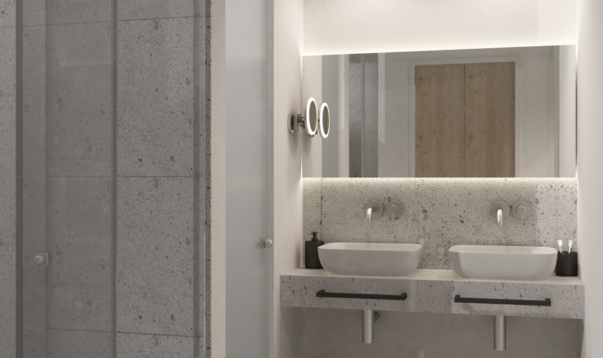 Bathroom, Aqualia Hotel Poros, Attica