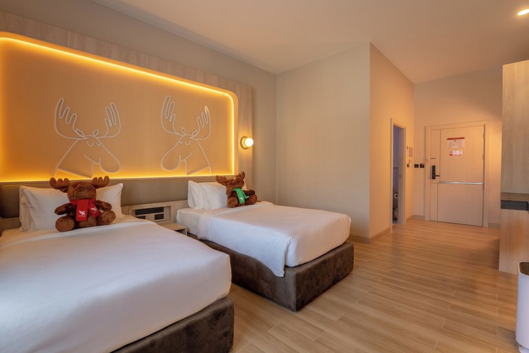 Bedroom 2, Moose EASY Hotel, Muang Chiang Mai