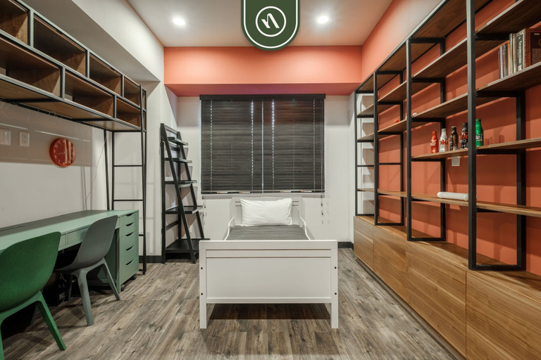 Room 2, 2BR Condo in Roma Norte - Private Terrace, Mexico City