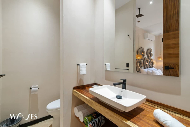 Bathroom, Boho Chic Style Cozy Great Located Roof Pool, Cozumel