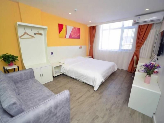 Bedroom 3, Shell Beijing Daxing District Jiugong Hongxing Street Hotel, Beijing