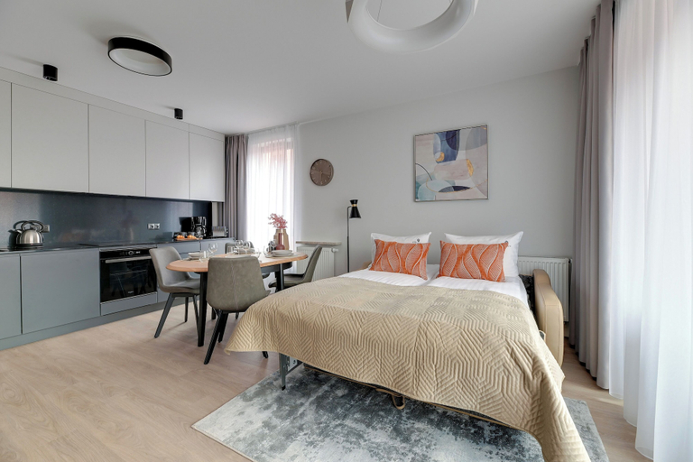 Bedroom 4, Lion Apartments - City Center, Gdańsk City