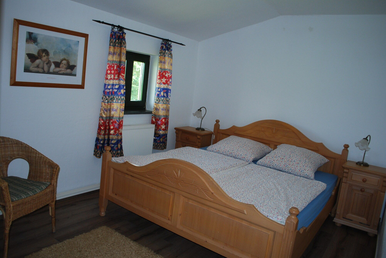 Bedroom 5, Schones Ferienhaus in Dargun mit Pool, Mecklenburgische Seenplatte