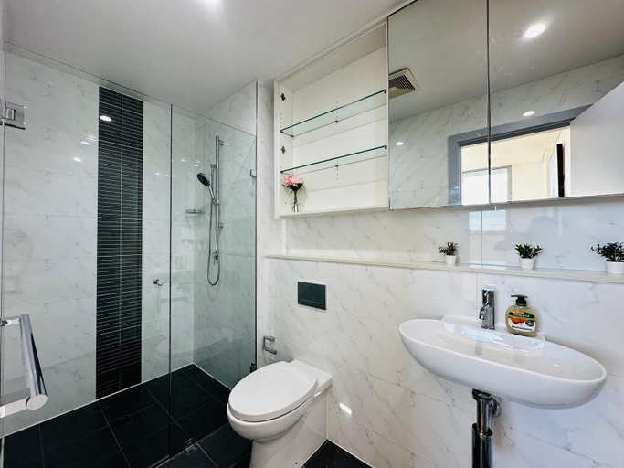 Bathroom 4, Modern 3-Bedroom Apartment Ryde NSW, Sydney