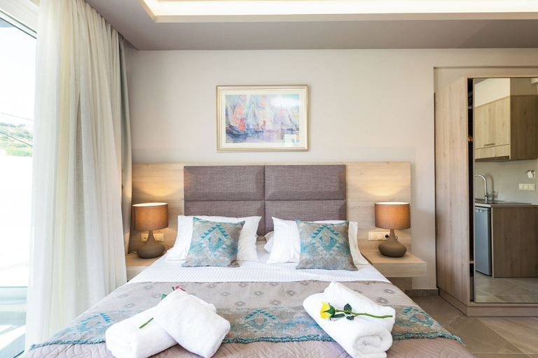 Bedroom 3, Akrogiali Apartments, Crete