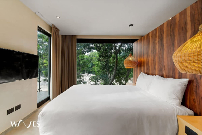 Bedroom 4, Ocean Breeze Loft Steps Away From Hotel Zone, Cozumel