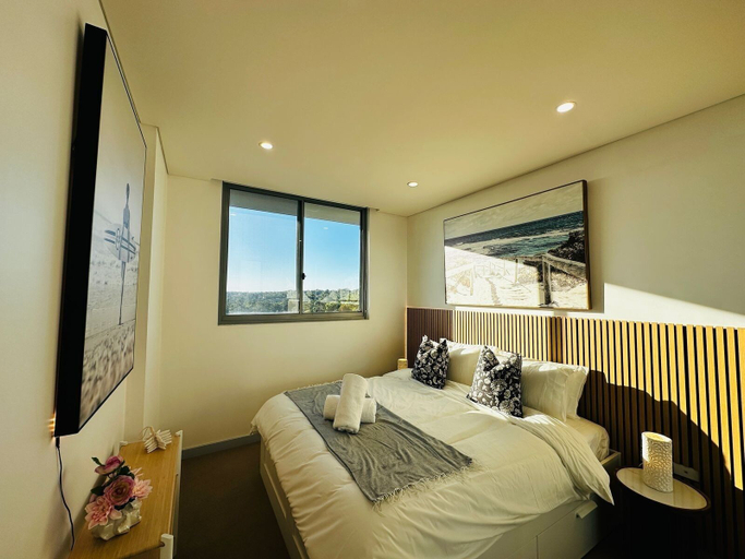 Bedroom 3, Modern 3-Bedroom Apartment Ryde NSW, Sydney