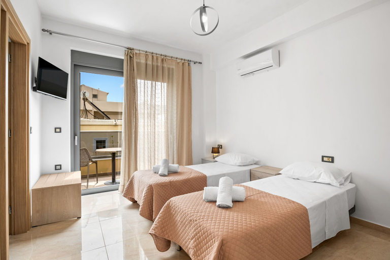 Bedroom 2, Park and sea View Villa With Private Pool 2, Crete