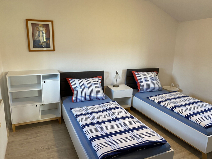 Bedroom 4, Schones Ferienhaus in Dargun mit Pool, Mecklenburgische Seenplatte