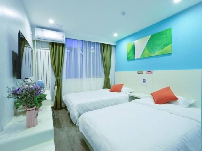 Bedroom 3, Shell Beijing Daxing District Jiugong Hongxing Street Hotel, Beijing