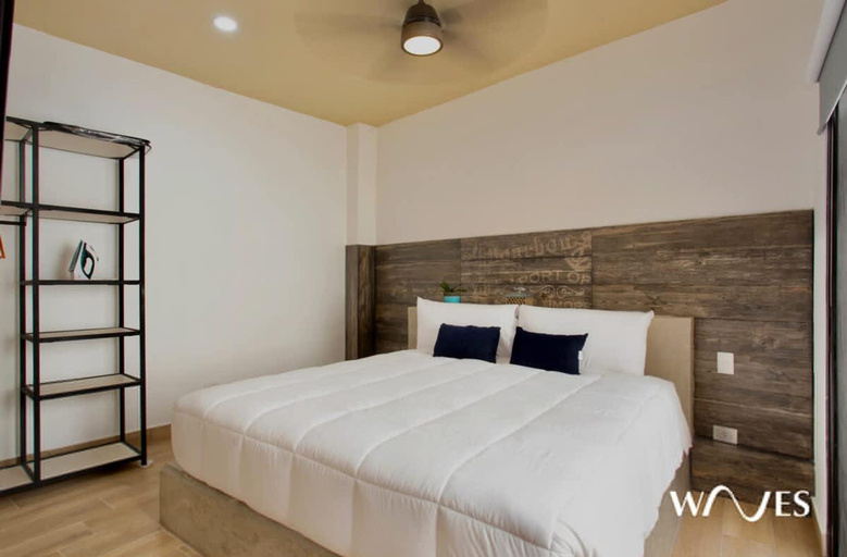 Bedroom 3, 1 BR Apartment With Rooftop Pool Hammocks by Waves Management, Cozumel