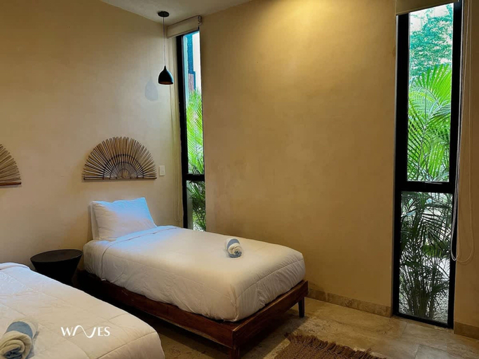 Room 3, Spacious 2 BR Apartment With Private Pool Top Amenities, Cozumel