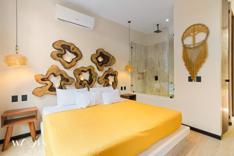 Bedroom 2, Boho Chic Style Cozy Great Located Roof Pool, Cozumel