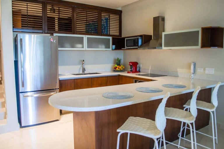 Room 3, 1 Br Steps From the Beach Roof w Ocean View, Cozumel