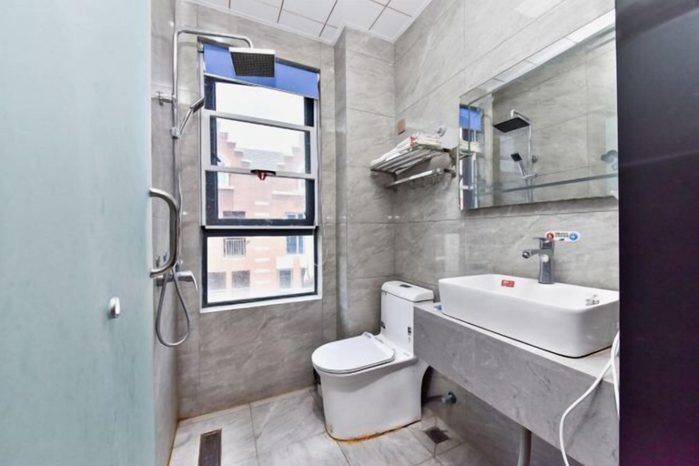 Bathroom 3, Zichen Express Hotel (Santajizhen People's Government Branch), Fuyang