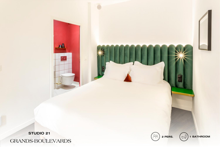 Bedroom 2, Beauquartier - Grands Boulevards, Paris