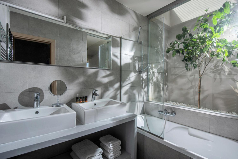 Bathroom, Omega House in Crete, Crete