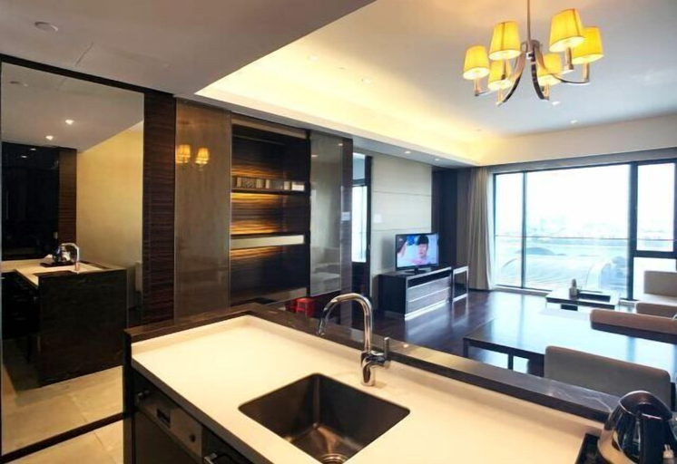 Bedroom 5, Quzhi Hippoly World Trade Apartment (Guangzhou Tower Pazhou Convention and Exhibition Center), Guangzhou
