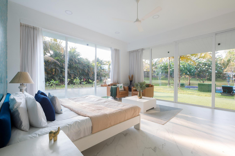 Bedroom 3, Villa Capri by StayVista - Featuring a swimming pool, mountain view, snooker table, and a relaxing j, Raigarh