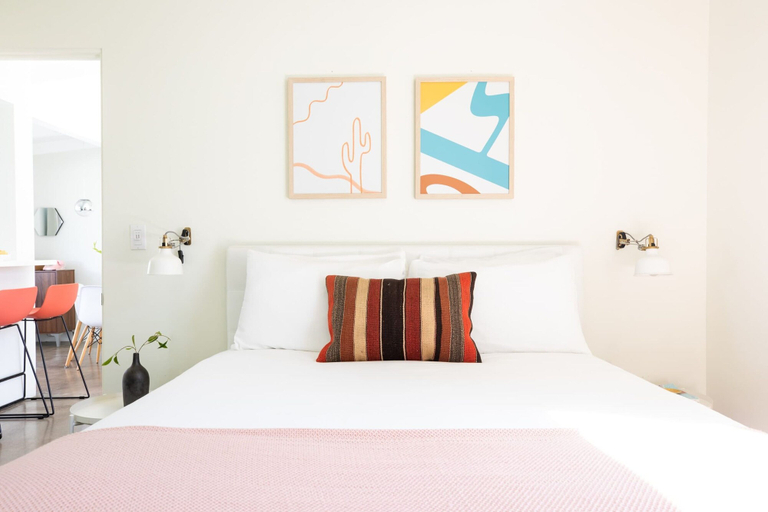 Bedroom 2, 3 Private 1 Bedroom Units at The Wesley Sleeps 12, Riverside