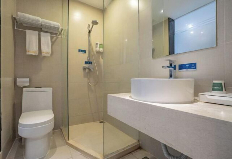 Bathroom 3, Wodun Chain Hotel Yulin Zhongyaogang, Yulin