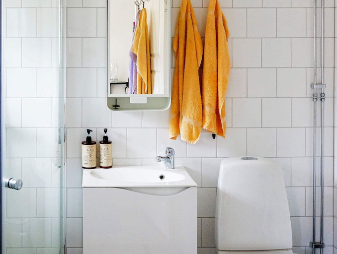 Bathroom, Holiday Home in Larholm, Laholm