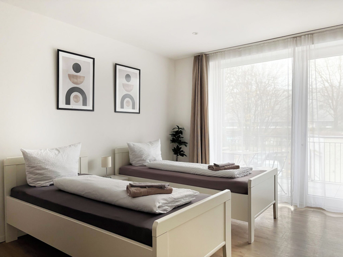 Bedroom 2, Moderne Apartments zentral in Dortmund, Dortmund
