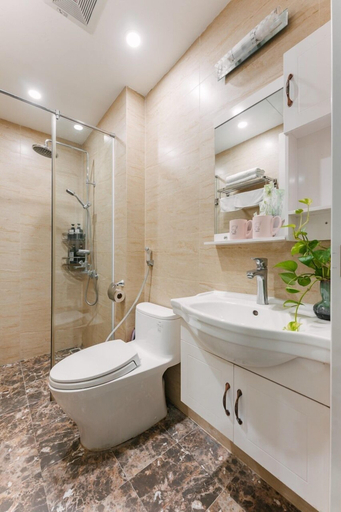 Bathroom, HN APT Vinhomes D'capitale Elegance, Cầu Giấy