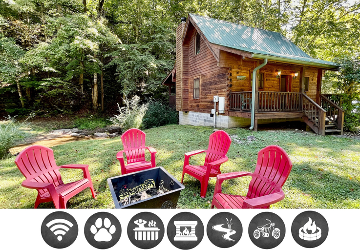 Creekside 2 Bedroom Cabin by RedAwning, Blount