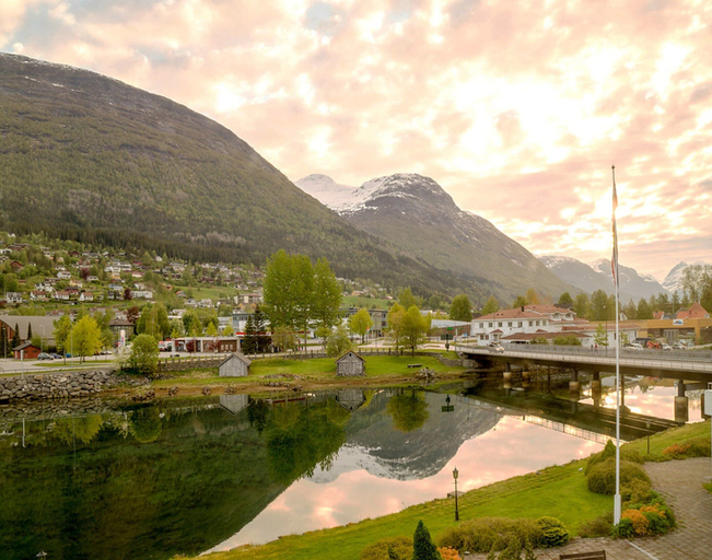 View from property 5, 7 Person Holiday Home in Oppstryn, Stryn