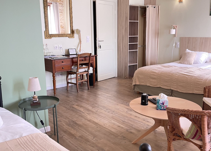 Bedroom 5, Domaine de Ludeye, Gironde