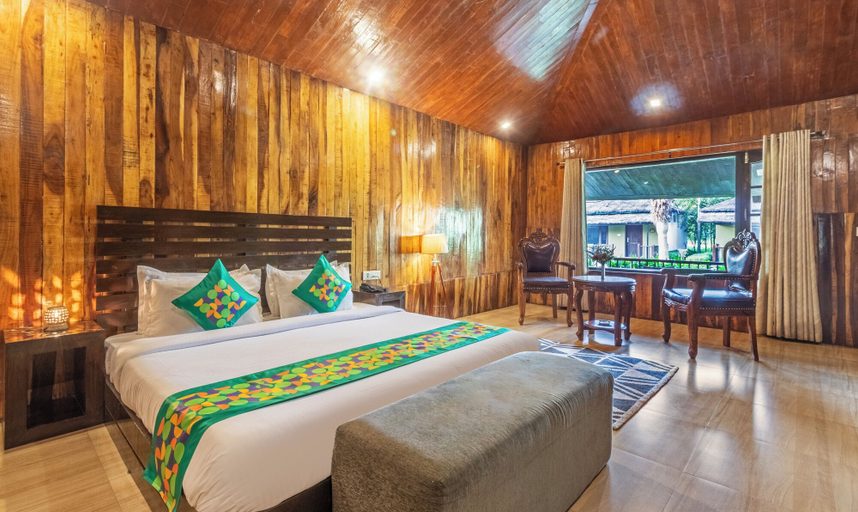 Bedroom 2, Treebo Tiger Pug Mark Resort with Pool, Nainital
