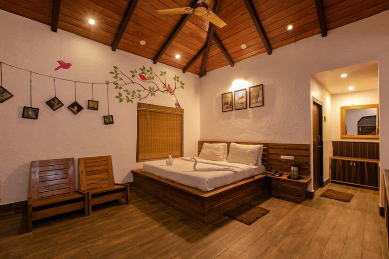 Bedroom 3, Corbett Machaan Resort, Nainital