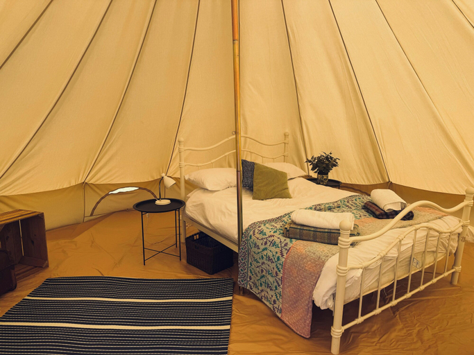 Bedroom 2, Penhallow House Glamping Retreat, Cornwall